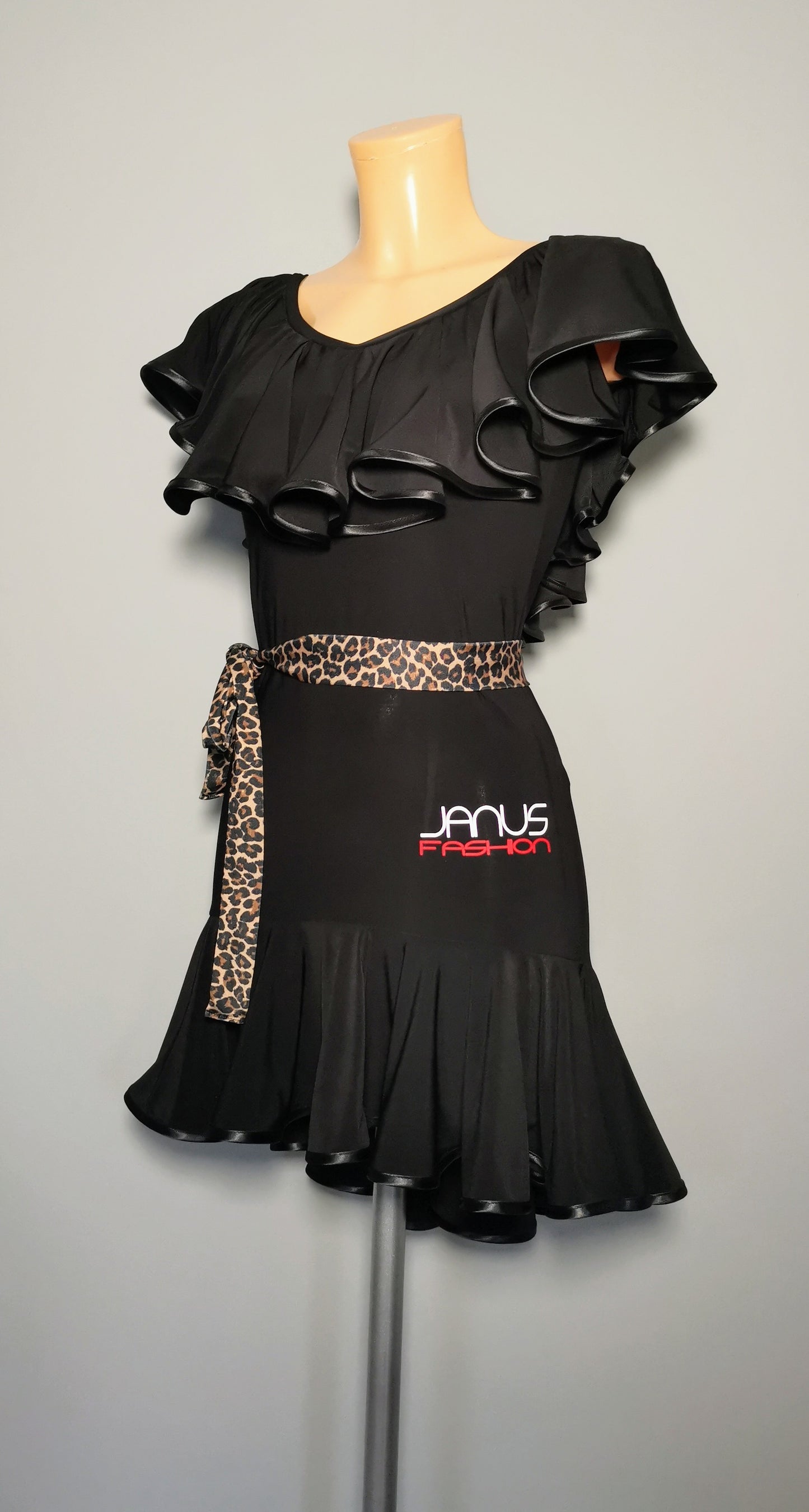 Black Latin Practice Dress