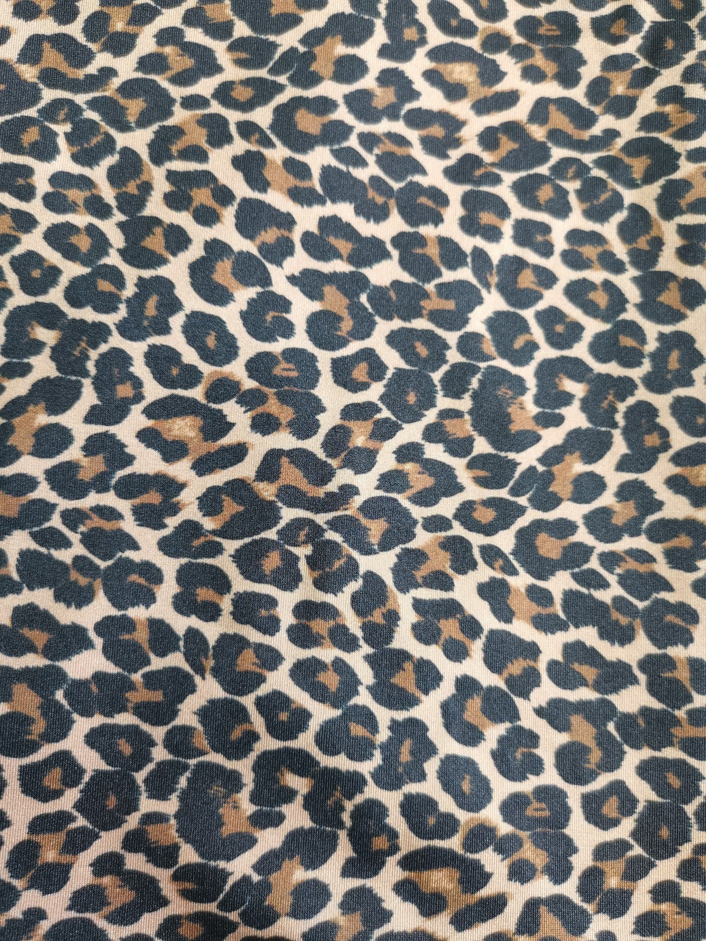 Black Latin Dress with Leopard