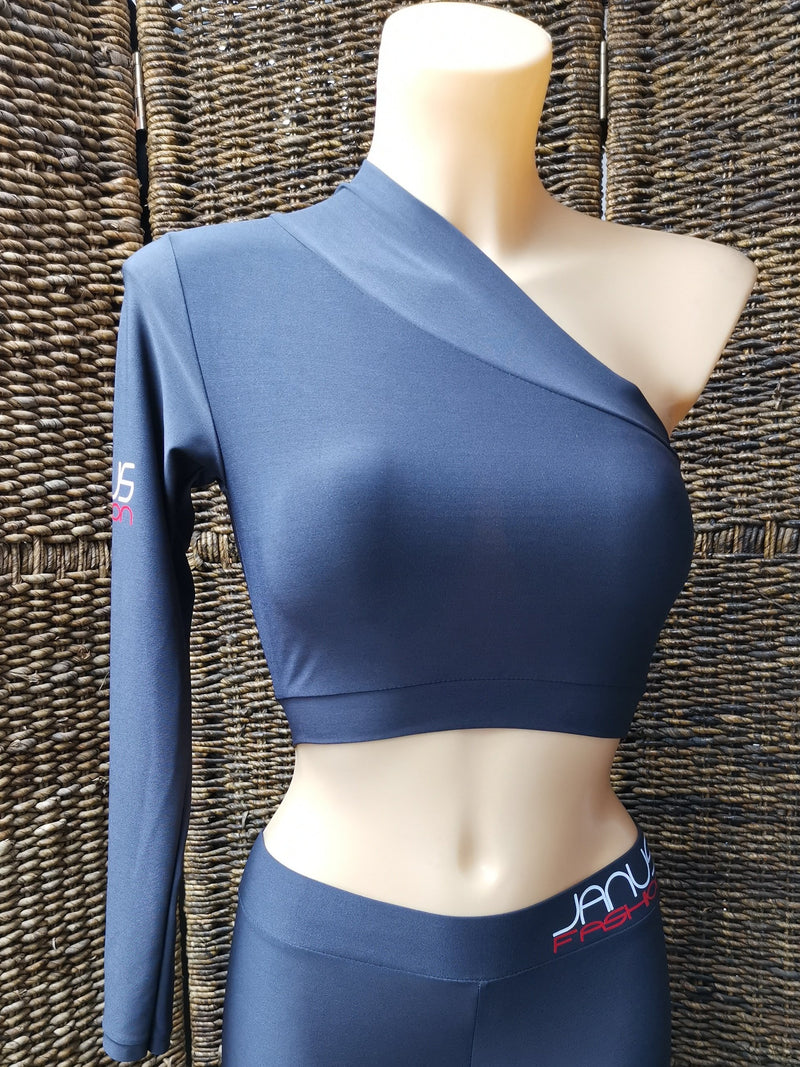 One sleeve Crop Top | Janus Fashion