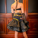 Black/Gold Latin Dance Competition Dress - BRAND NEW - SALE