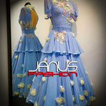 BlueBell - Junior/Adult Competition Ballroom Dance Dress | Janus Fashion