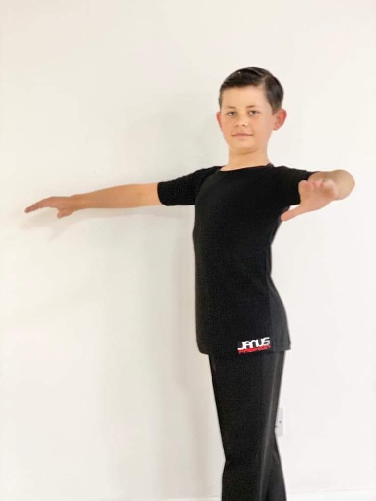 Boys Juvenile Short Sleeve with Zip | Janus Fashion