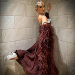 Espresso - Junior/Adult Competition Ballroom Dance Dress | Janus Fashion