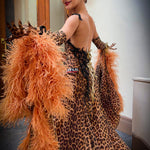 Leopard Competition Ballroom Dance Dress - Ex-sponsor