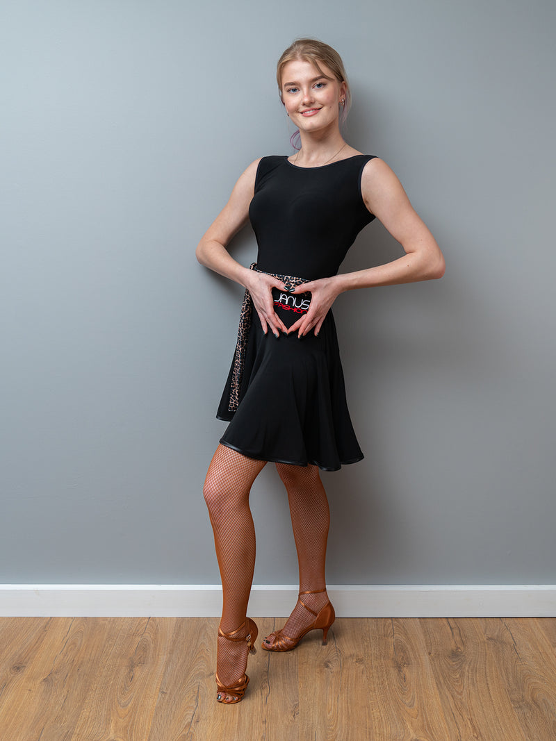 Black Juvenile Practice Latin Dress | Janus Fashion