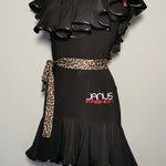 Black Latin Juvenile Practice Dress | Janus Fashion