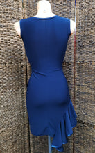 Load image into Gallery viewer, Side Frill Navy Practice Dress - Latin