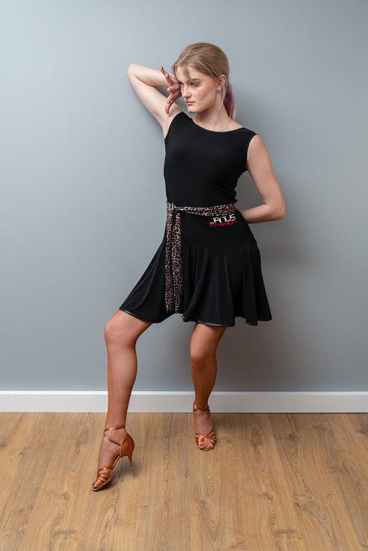 Black Practice Latin Dress