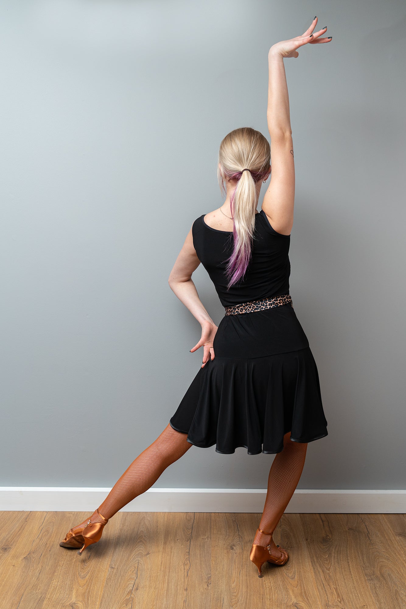 Black Practice Latin Dress