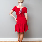 Red Juvenile Practice Latin Dress | Janus Fashion
