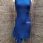 Side Frill Navy Practice Latin Dress | Janus Fashion